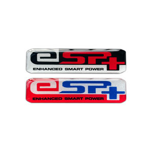 1 Pair 3D Epoxy Resin Gel Motorcycle Stickers Moto Scooter Body ESP ESP+ Logo Emblem Decals Accessories For Honda PCX150 PCX160