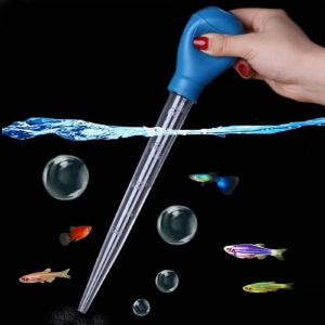 29cm/45cm Aquarium Siphon Long Pipettes for Fish Tank Coral Food Feeder Vacuum Cleaner for Aquarium Water Changer Cleaning Tool