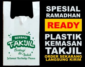 PLASTIK KEMASAN TAKJIL UKURAN 15X25 ISI 50LEMBAR/KANTONG KEMASAN TAKJIL KANTONG PEMBUNGKUS TAKJIL