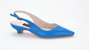 Carmelletes Pointed Toe Leather Slingbacks