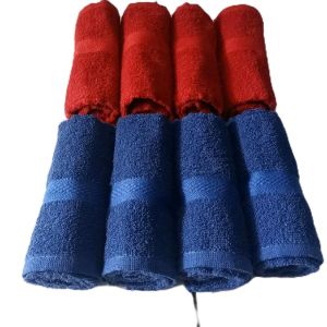 ( ISI 4PCS MERAH DAN BIRU )Handuk olahraga salon traveling sport jogging barbershop pilihan terbaik