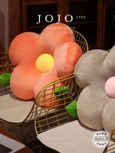 Modern Simple Style Sofa Backrest Pillow Tatami Window Seat Office Pillow Plush Material PP Cotton Printed Home Decorative Cushion