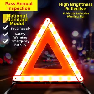 Lotus | Reflective Safety Triangle Warning Sign National Standard