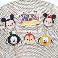 SK Tsum Tsum Disney Birthday Cake Topper Cupcake Pudding 1 set. 