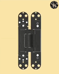 Engsel Tanam Door Hinge Invisible Hitam Black 180 Derajat Engsel TersembunyiHiddenHinge