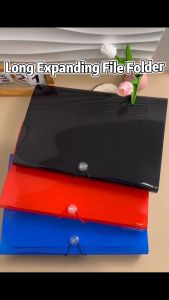Long Expanding File Folder with 13 Pockets File Organizer for Documents Bill Receipt Document Bag Certificates Organizer