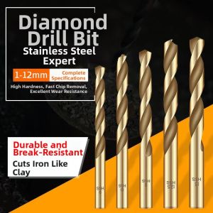 High Strength Cobalt Steel Drill Bit for Stainless Steel