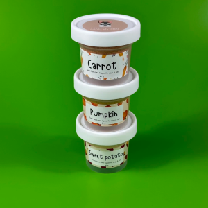 SETกระปุกผงโรยอาหาร สำหรับสุนัขและแมว ผงผักรวม3ชนิด  แก้เบื่ออาหาร บำรุงร่างกาย ทานยาก Dobbys bakery