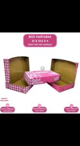 Box Martabak Telor Laminasi 290 Gsm & Dus Martabak Manis