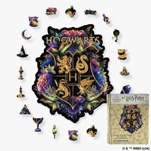 Crafthub Hogwarts Crest - Fine Oddities Harry Potter Four houses | Thicker and high quality jigsaw puzzle board game for Adult and Kids