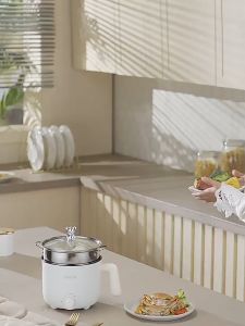 3.2Lหม้อหุงข้าว หม้อไฟฟ้ามัลติฟังก์ชั่น 2 ช่องหม้อไฟฟ้าอเนกประสงค์ ใช้งานง่ายทำได้หลายเมนู ร้อนเร็วทันใจ