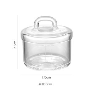 Onlycook ถ้วยสตูว์ใช้ในบ้านชามเล็กแก้วทนความร้อนสูงพร้อมฝาปิดถ้วยนึ่งไข่ซุปไข่อุปกรณ์เสริมสำหรับเด็ก