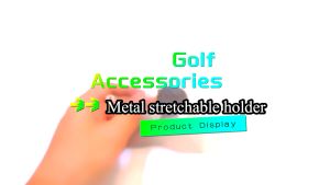 Silver Color Metal Stretchable Anti Lost Holder with Belt Clip & Hook