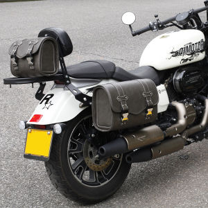 Motorcycle Saddlebag Side Bag Retro Motorcycle Tool Bag For Honda Rebel 250 300 500 1100 Sissy Bar Bag For Yamaha For Kawasaki