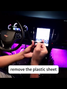 USB Car Ambient 36 Lights – Multicolor LED Interior Lighting with Music Sync & Wireless Control