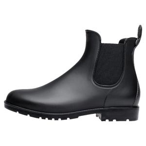 Fashionable Anti-Slip Short Rain Boots Womens Outdoor Wear PVC Material Waterproof Chelsea Boots Comfortable Inner Fabric