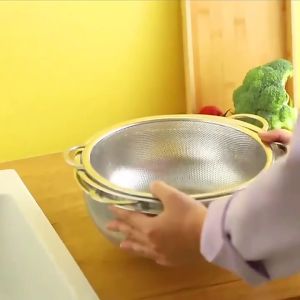 Multi-Purpose Stainless Steel Drainage Basket: A Versatile Kitchen Accessory