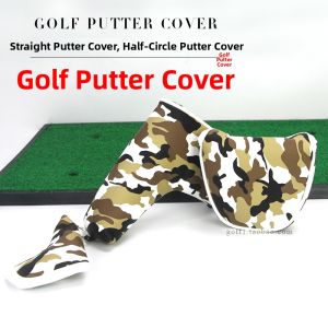 Dominant | Camouflage Golf Putter Cover Straight And Half Round