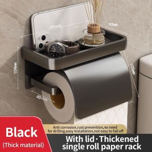 Bathroom Tissue Box No Drilling Toilet Paper Holder Wall Mounted Drawn Paper Storage Rack Hygienic Kitchen Storage Solution