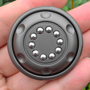 EDC Magnetic Metal Stress Relief Spinner Toy Anxiety Reducing EDC Fidget Toy for Focus and Calm Portable Office and Home Use