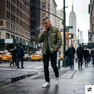 Áo M65 Field jacket Khóa Nhôm Màu Xanh Oliver OG 107