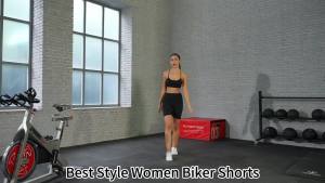 High Waist Yoga Shorts for Women Biker Style Super Soft No See Through Workout Running Home Wear