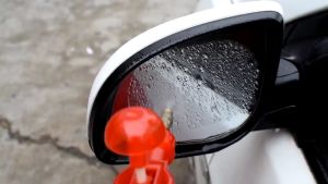 Stiker Kaca Spion Mobil Anti Air Hujan & Fog RainProof Terlaris