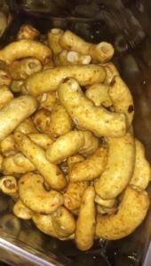 MAKARONI PEDAS MANIS BUMBU RUJAK 200GR GURIH / SNACK KILOAN