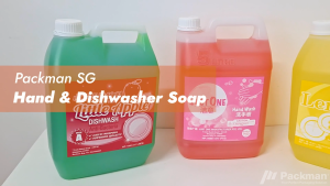 Dishwashing Liquid & Hand Soap Combo Set - Tough on Grease Gentle on Hands.