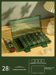 Portable Medicine Box Daily Three Meals Drug Distributor Week Seven Days Pill Organizer Elderly Medicine Reminder