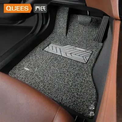 QUEES | Main Driver Silky Carpet-Style Car Floor Mat