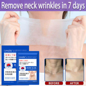 Collagen treatment neck mask 10pcs wrinkles firming neck lifting anti aging fine lines nicotinamide brightening