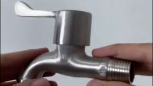 High Quality Faucet Water Tap Plastic Galvanized Silver Faucet Bibcocks for Kitchen/Washing Machine Free Gift
