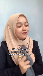 Pashmina Plisket Ceruty Baby Doll Lidi: Harga Murah & Kualitas Dijamin