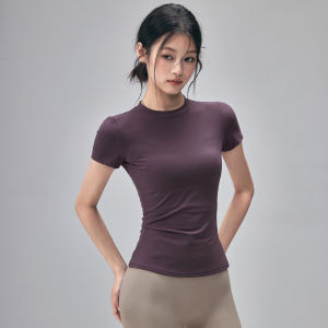 Quick-Drying Slimming High-Elastic Short Sleeve Thin Sport T-Shirt