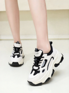 Josiny | Thick Sole Elevating Womens Dad Shoes Insulation