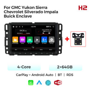 NaviFly Android15 Multimedia Player For GMC Yukon Sierra Chevrolet Silverado Impala Buick Enclave Wireless CarPlay Android Auto