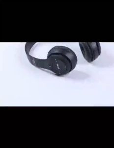 HEADPHONE BLUETOOTH PORTABEL P47 Pro Headset Bando Lipat Wireless Audio Stereo Super Bass 5.0 EDR Travel Gamming Telephon Music Daily Used With Mic