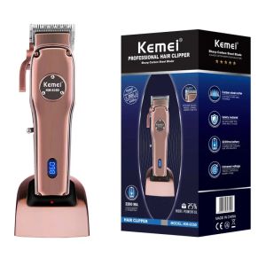 Kemei KM-9350 Electric Hair Clipper Rechargeable For Men Salon Barber Professional Hair Trimmer With Charging Dock Razor