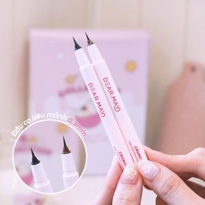 Bút kẻ mắt nước thuần chay siêu mảnh chống nước không lem DEARMAY Crunchie Pop Slim Pen Eyeliner 0.5g