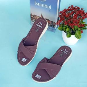 Kickers Sandal Slop Wanita Dewasa Model Kipas Simpel Terbaru 2022 Sendal Teplek Kekinian Empek dan Nyaman