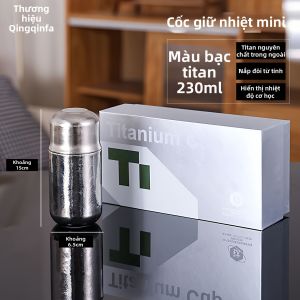 Cốc Du Lịch Mini Đôi Nắp Titanium