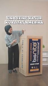 BIGLAND SPRINGBED IN A BOX BIG NITE MATTRESS TEBAL 30 CM [KASUR]