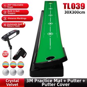 PGM GOLF | Adjustable Incline Golf Putting Trainer Indoor Office Home Use
