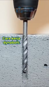 TERMURAH Dynabolt Dinabol Anchor Bolt Besi 8mm 10mm 12mm 20mm