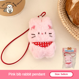 1/4 Pcs Cute Cartoon Pendant Girl Versatile Keychain Bag Decoration Hanging Decoration