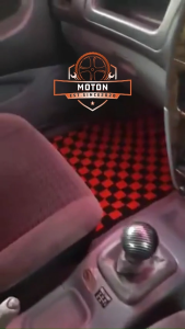 Car Matting Universal Anti-Slip Carpet for Car Floor Mat 5pcs Full Set Thai Checkmate fit Vios Wigo