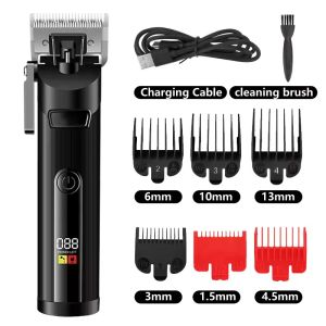 Kemei top-65 tóc Clipper tông đơ có thể sạc lại cắt Tóc máy cạo râu điện dao cạo tuổi thọ pin dài im lặng lưỡi điều chỉnh được