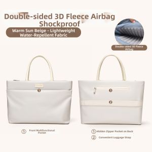 QINNXER | Collision Protection Enhanced Padding Laptop Bag