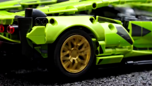 Tech racing model remote control supercar building blocks puzzle toy for children boys boyfriend DIY handicraft decoration birthday gift